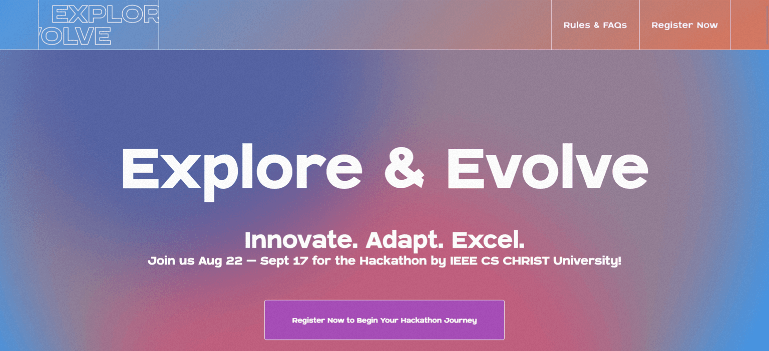 Explore and Evolve 2025